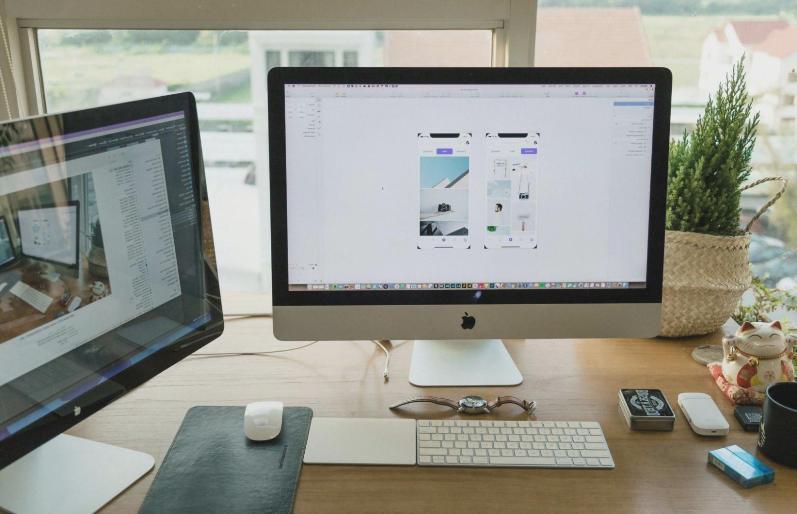 Financial professionals collaborating in modern office environment